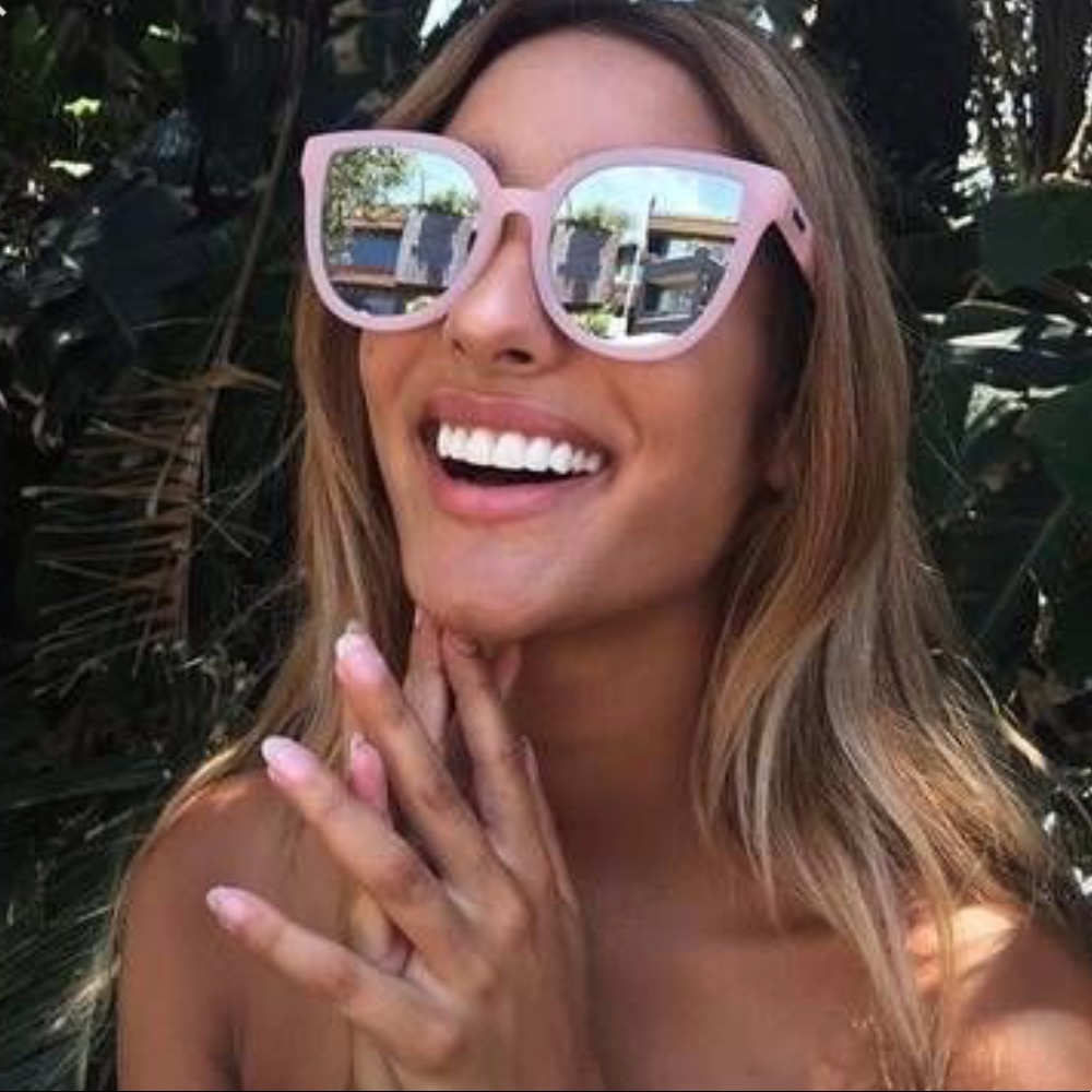 QUAY Australia Paradiso Pink Mirror Sunglasses - Picture 5 of 8